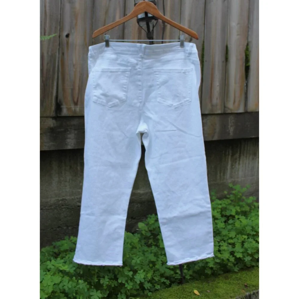 New w/Tags - Democracy Ab-Solution Hi Rise Straight Jeans, Optic White, 18P Plus - Picture 4 of 14